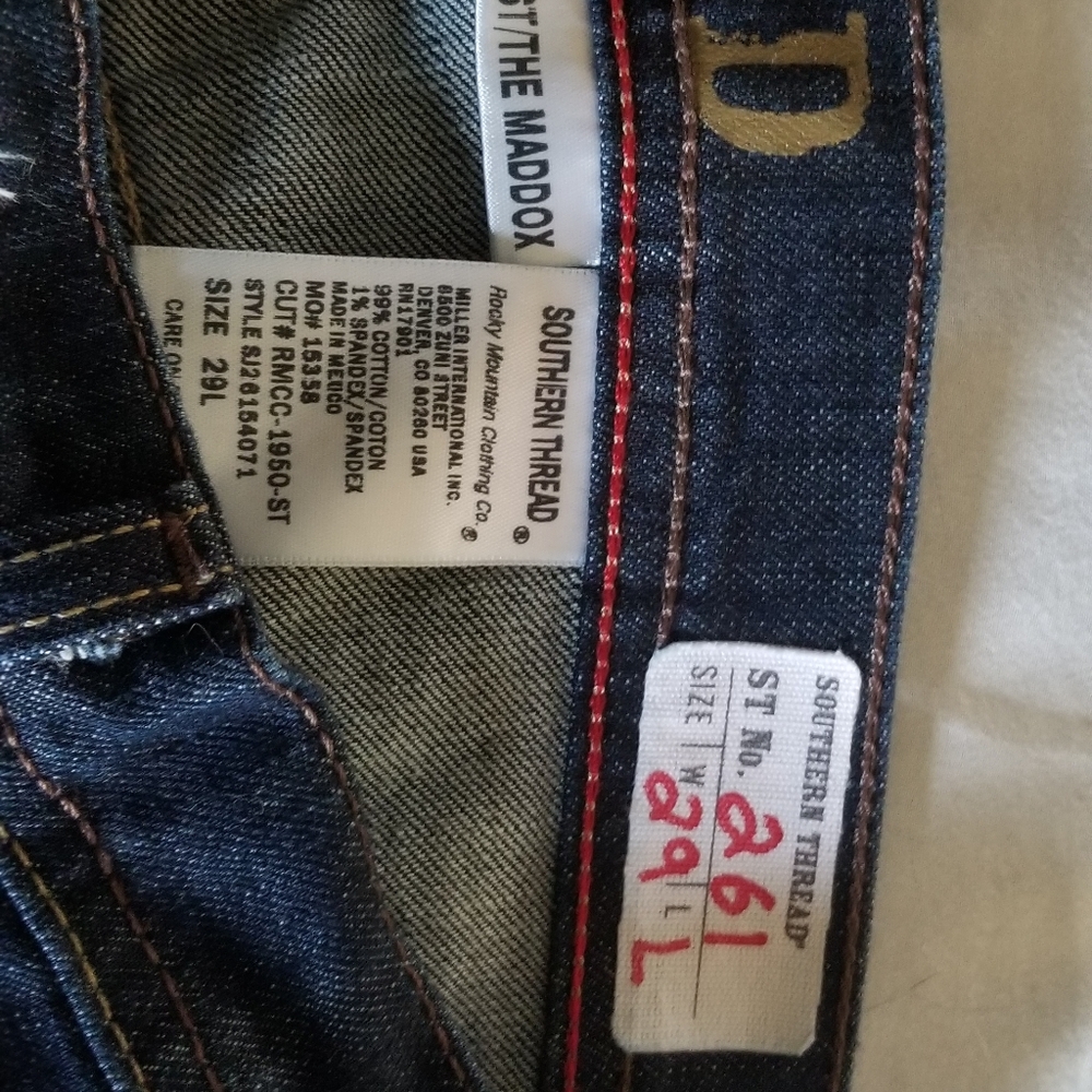 Southern Thread Jeans 29L - Picture 4 of 14